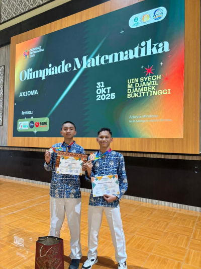 Siswa SMAN 1 Padang Panjang Borong Juara di Ajang Lomba Matematika UIN Bukittinggi