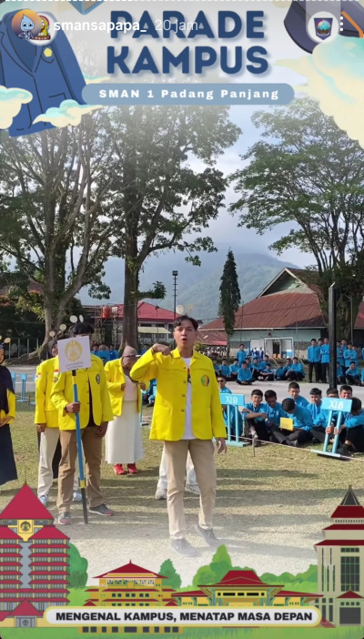 OSIS SMAN 1 PADANG PANJANG GELAR CAMPUS EXPO 2026